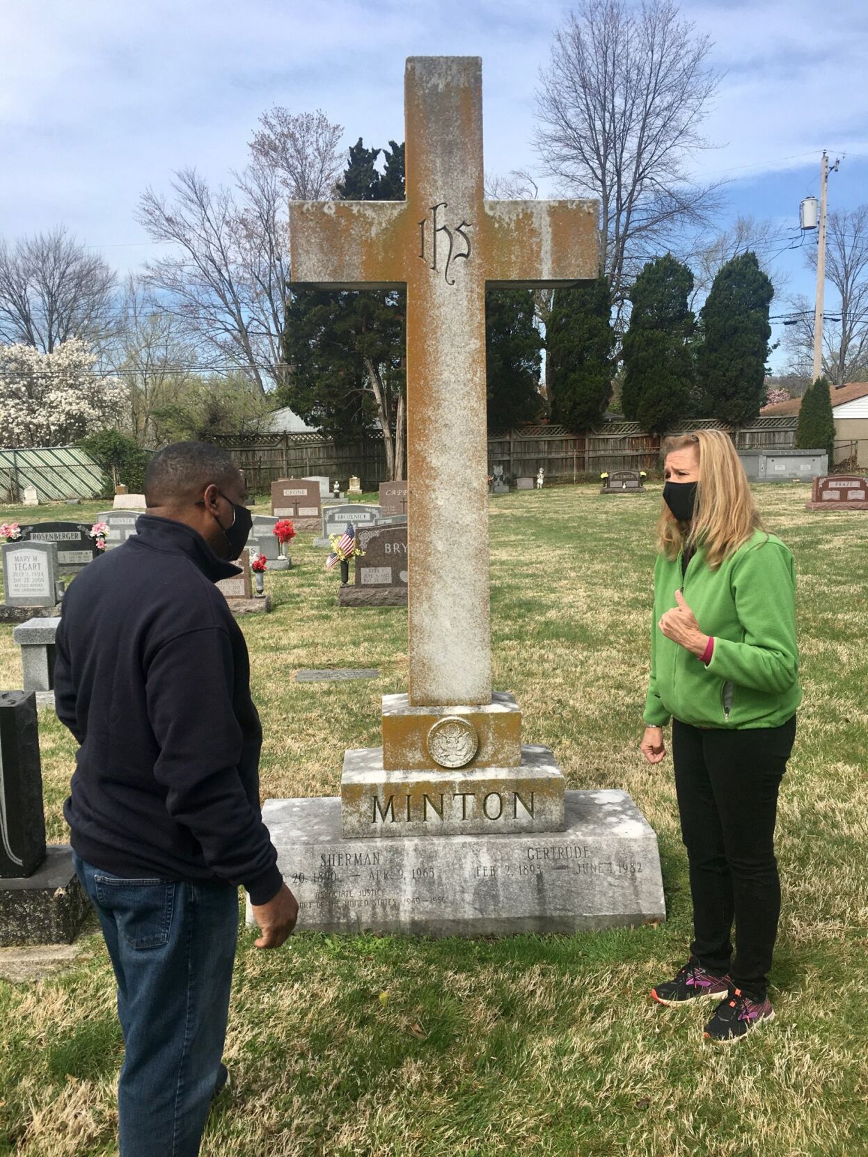Sherman Minton grave 2